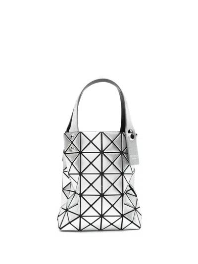 Bao Bao Issey Miyake Platinum Coffret Geometric-detail Tote Bag In White,black