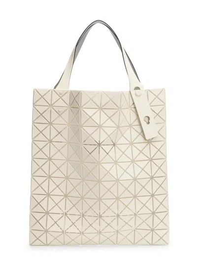 Bao Bao Issey Miyake Prism Aurora Faux Leather Tote In White
