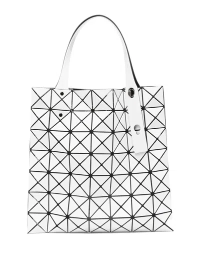 Bao Bao Issey Miyake Prism Geometric-pattern Tote Bag In White
