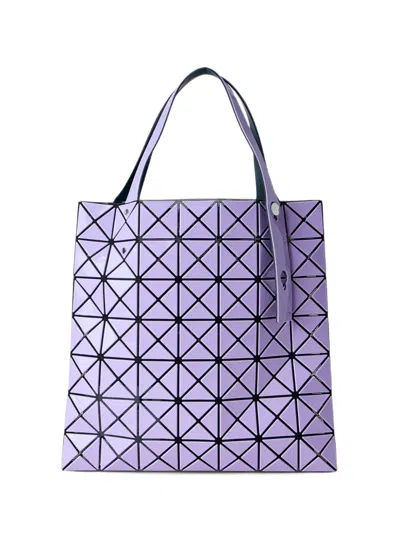 Bao Bao Issey Miyake Prism Gloss Geometric-panel Tote Bag In Purple