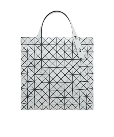 Bao Bao Issey Miyake Prism Gloss Geometric Tote Bag In White