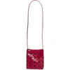 Bao Bao Issey Miyake Prism Matte 2 Crossbody Bag In Wine Red