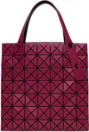 Bao Bao Issey Miyake Prism Matte-2 Tote Bag In Red