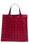 Bao Bao Issey Miyake Prism Matte 2 Tote In Wine Red
