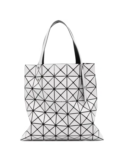 Bao Bao Issey Miyake Prism Matte Small Tote Bag In White
