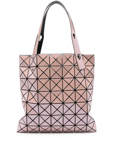 Bao Bao Issey Miyake Prism Metallic Geometric-panel Tote Bag In Pink
