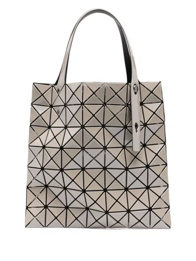 Bao Bao Issey Miyake Prism Metallic Tote Bag In Grey