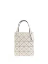 Bao Bao Issey Miyake White Prism Plus Mini Tote In Neutrals