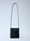 Bao Bao Issey Miyake Prism Matte Shoulder Bag In Black