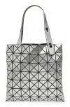 Bao Bao Issey Miyake Lucent Geometric-pattern Shoulder Bag In Silver