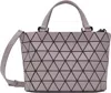 Bao Bao Issey Miyake Purple Crystal Matte Bag In 25-ash Pink
