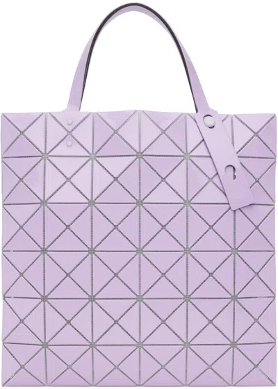 Bao Bao Issey Miyake Purple Lucent Gloss Tote In Pattern