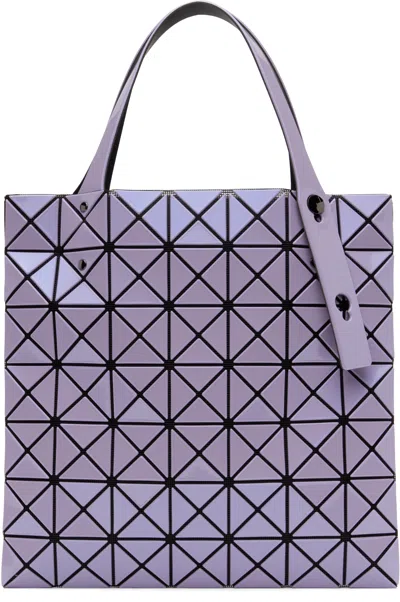 Bao Bao Issey Miyake Purple Prism Metallic Tote In 80-lavender