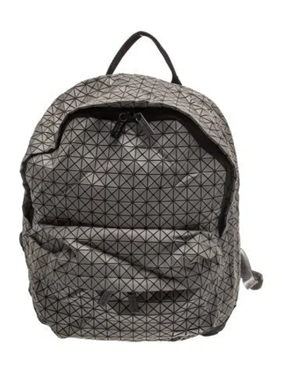 Pre-owned Bao Bao Issey Miyake Pvc Backpack In Grey