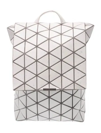 Pre-owned Bao Bao Issey Miyake Pvc Backpack In White