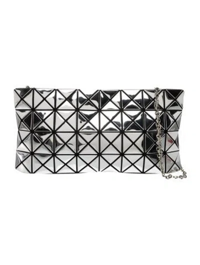Pre-owned Bao Bao Issey Miyake Pvc Clutch In Silver