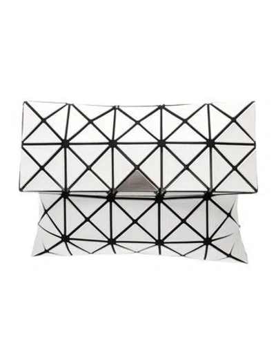 Pre-owned Bao Bao Issey Miyake Pvc Clutch In White