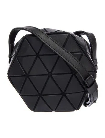 Pre-owned Bao Bao Issey Miyake Pvc Crossbody Bag In Black