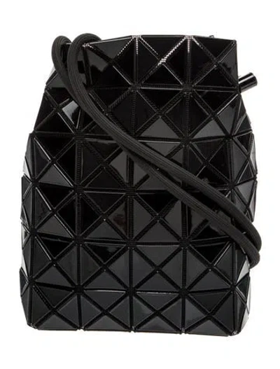 Pre-owned Bao Bao Issey Miyake Pvc Crossbody Bag In Black