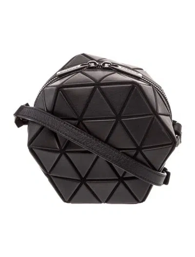 Pre-owned Bao Bao Issey Miyake Pvc Crossbody Bag In Black