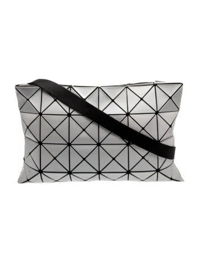 Pre-owned Bao Bao Issey Miyake Pvc Crossbody Bag In Silver