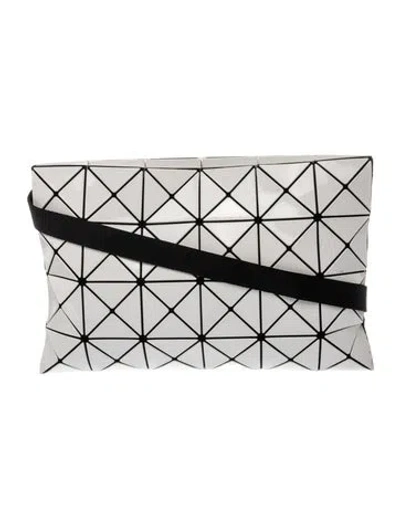 Pre-owned Bao Bao Issey Miyake Pvc Crossbody Bag In White
