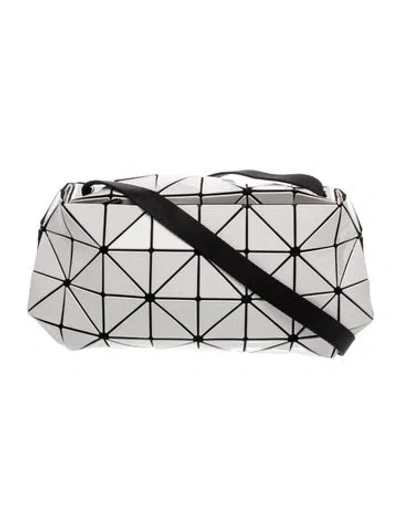 Pre-owned Bao Bao Issey Miyake Pvc Crossbody Bag In White