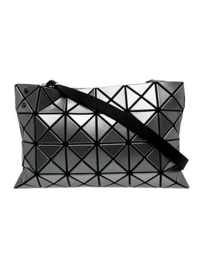 Pre-owned Bao Bao Issey Miyake Pvc Crossbody Bag In White
