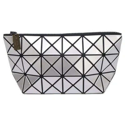 Pre-owned Bao Bao Issey Miyake Pvc Pouch () In Silver