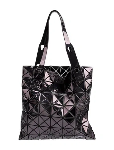 Pre-owned Bao Bao Issey Miyake Pvc Shoulder Bag In Black