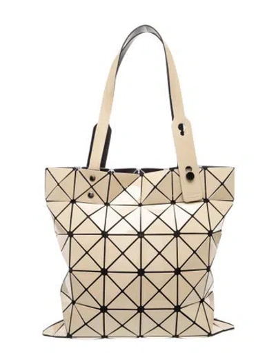 Pre-owned Bao Bao Issey Miyake Pvc Shoulder Bag In Gold