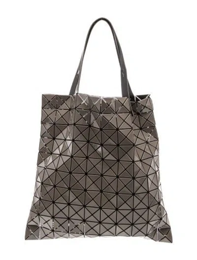 Pre-owned Bao Bao Issey Miyake Pvc Shoulder Bag In Gray