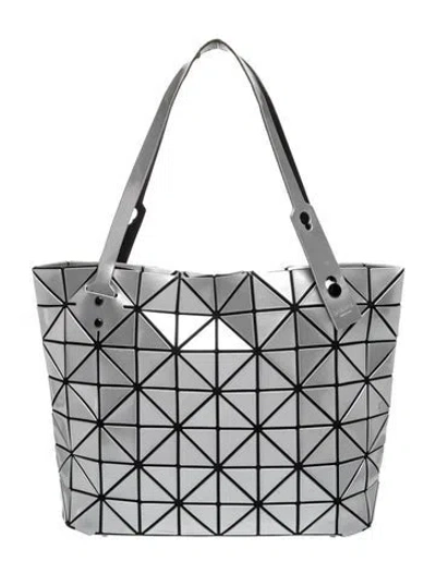 Pre-owned Bao Bao Issey Miyake Pvc Shoulder Bag In Gray