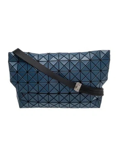 Pre-owned Bao Bao Issey Miyake Pvc Shoulder Bag Large In Blue