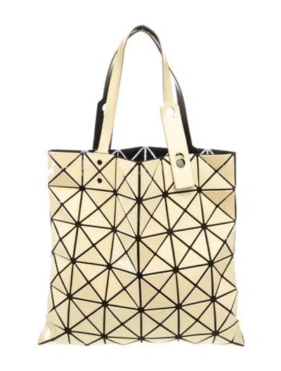 Pre-owned Bao Bao Issey Miyake Pvc Shoulder Bag In Yellow