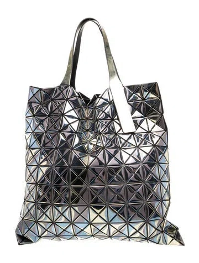 Pre-owned Bao Bao Issey Miyake Pvc Top Handle Bag In Blue