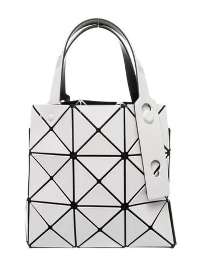 Pre-owned Bao Bao Issey Miyake Pvc Top Handle Bag In Neutral