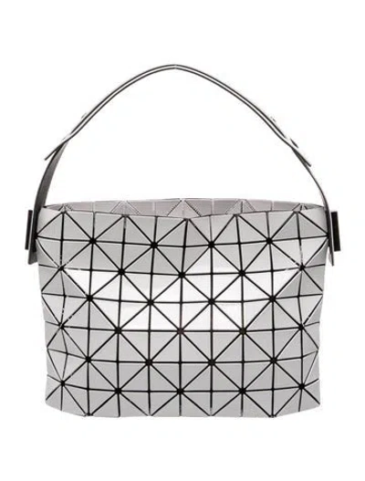 Pre-owned Bao Bao Issey Miyake Pvc Top Handle Bag In Purple