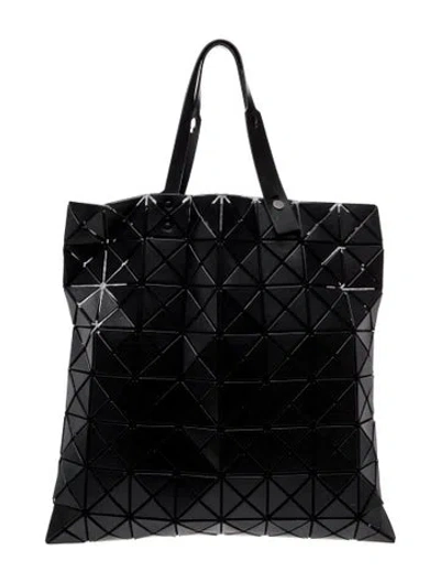 Pre-owned Bao Bao Issey Miyake Pvc Tote In Black
