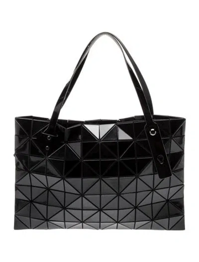 Pre-owned Bao Bao Issey Miyake Pvc Tote In Black