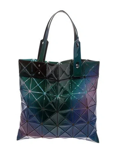 Pre-owned Bao Bao Issey Miyake Pvc Tote In Blue
