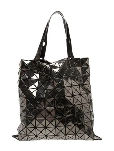 Pre-owned Bao Bao Issey Miyake Pvc Tote In Gray