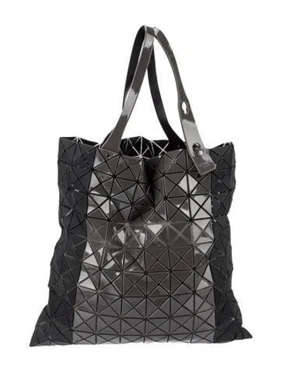 Pre-owned Bao Bao Issey Miyake Pvc Tote In Gray