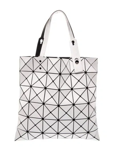 Pre-owned Bao Bao Issey Miyake Pvc Tote In Neutral