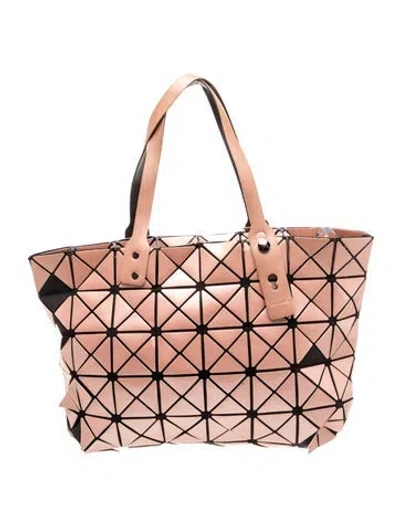 Pre-owned Bao Bao Issey Miyake Pvc Tote In Neutral