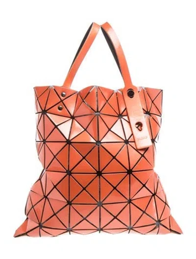 Pre-owned Bao Bao Issey Miyake Pvc Tote In Orange
