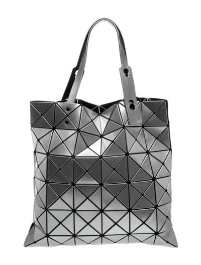 Pre-owned Bao Bao Issey Miyake Pvc Tote In Silver