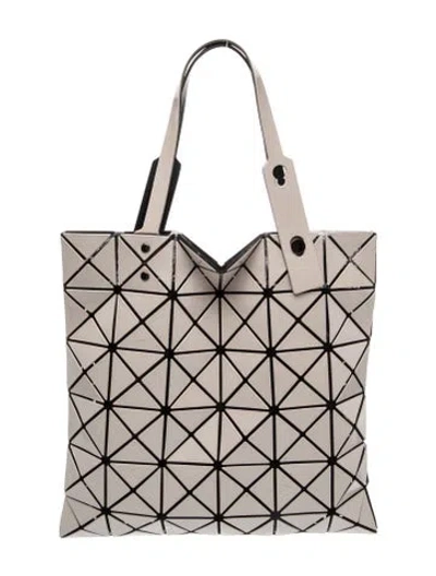 Pre-owned Bao Bao Issey Miyake Pvc Tote In White