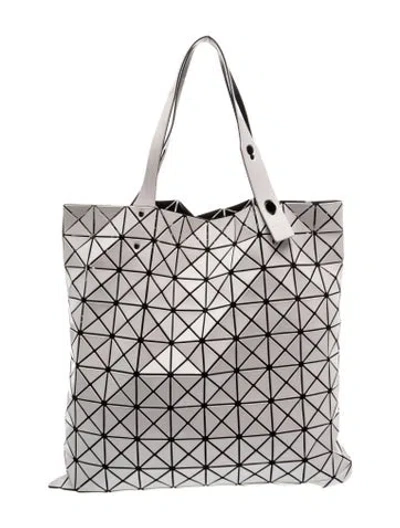 Pre-owned Bao Bao Issey Miyake Pvc Tote In White