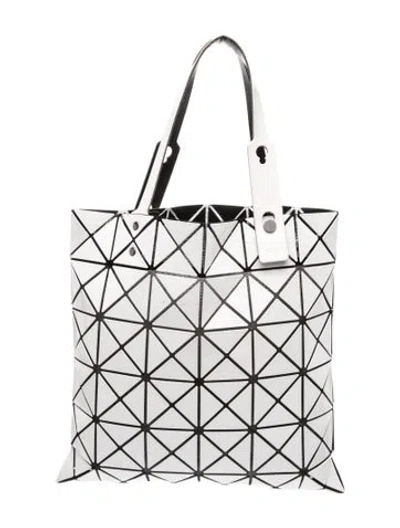 Pre-owned Bao Bao Issey Miyake Pvc Tote In White